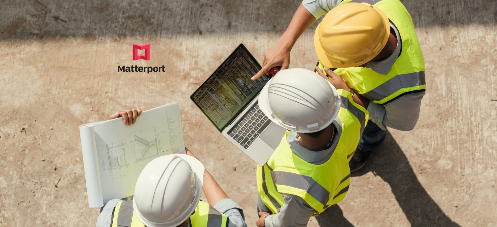 Construction site inspection captured in a Matterport digital twin